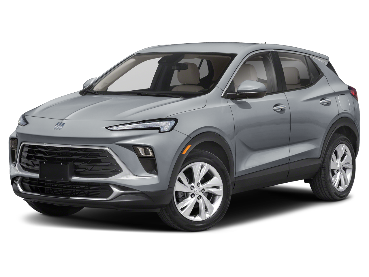 2024 Buick Encore GX Preferred in Moonstone Gray Metallic — front three-quarter view