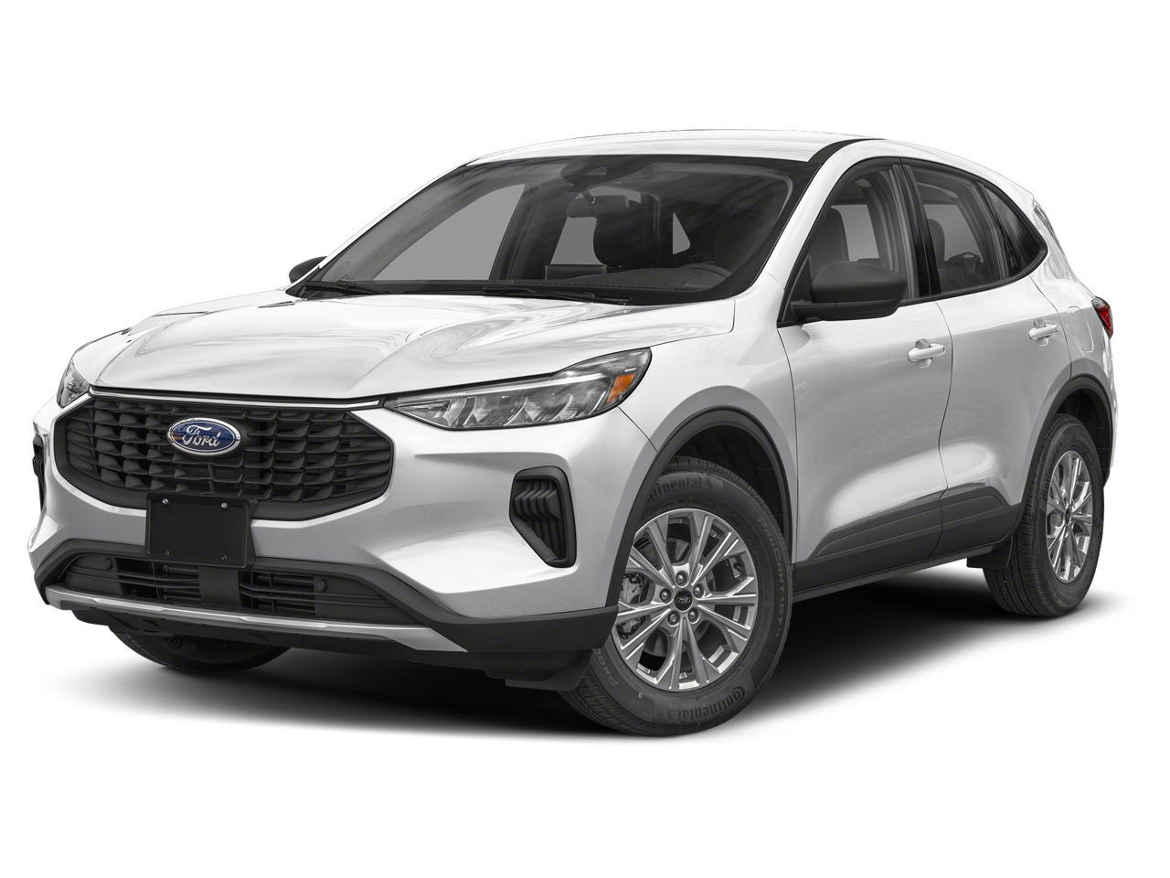 2025 Ford Escape Active in Space Silver Metallic — front three-quarter view
