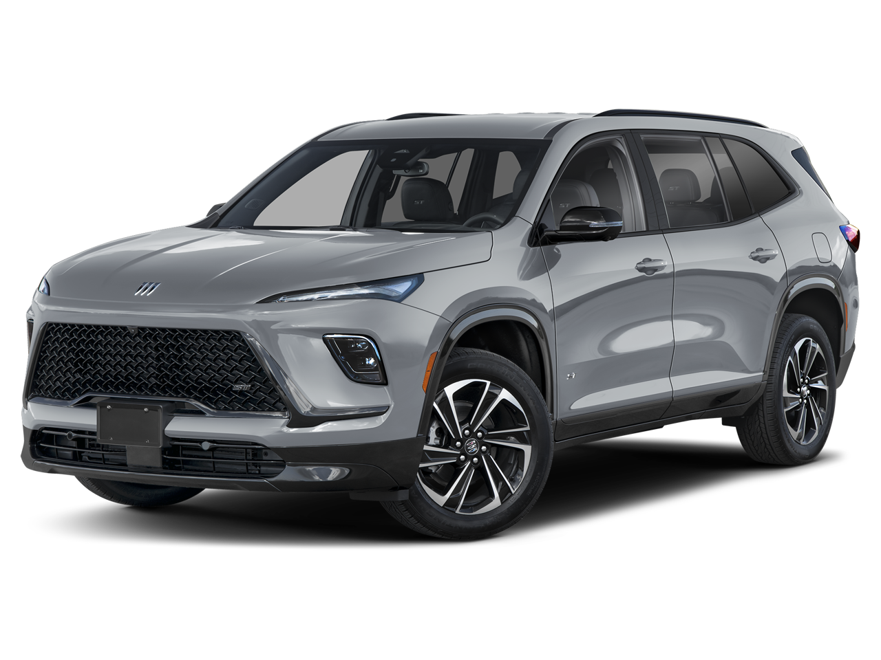 2026 Buick Enclave Sport Touring in Moonstone Gray Metallic — front three-quarter view
