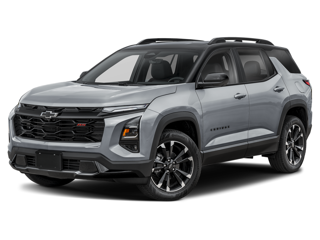2026 Chevrolet Equinox FWD RS in Sterling Gray Metallic — front three-quarter view