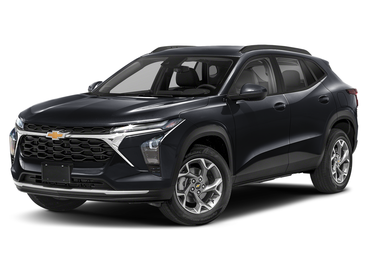 2026 Chevrolet Trax 2RS in Mosaic Black Metallic — front three-quarter view