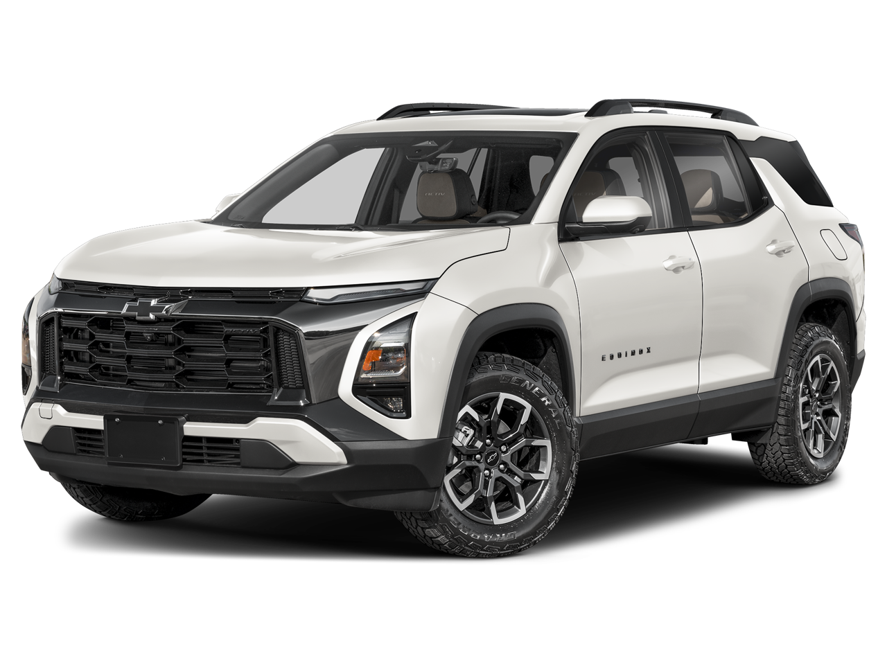 2027 Chevrolet Equinox FWD ACTIV in Polar White Tricoat — front three-quarter view