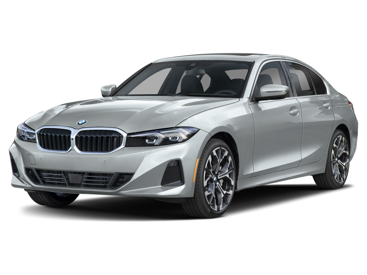 2025 BMW 3 series 330i in Black — front three-quarter view