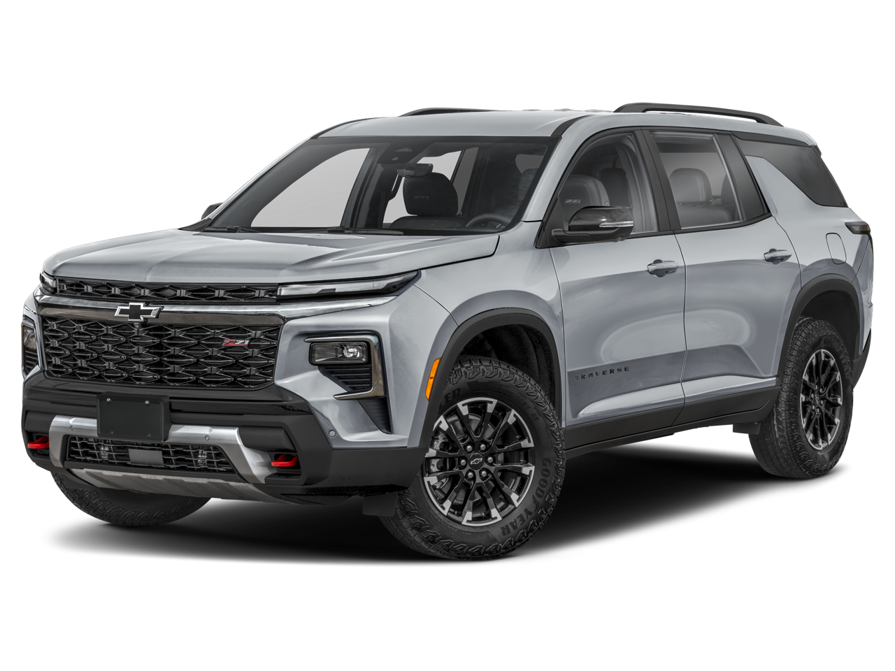 2026 Chevrolet Traverse AWD Z71 in Gray — front three-quarter view