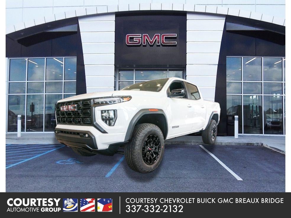2026 GMC Canyon 2WD Elevation in Summit White — front three-quarter view