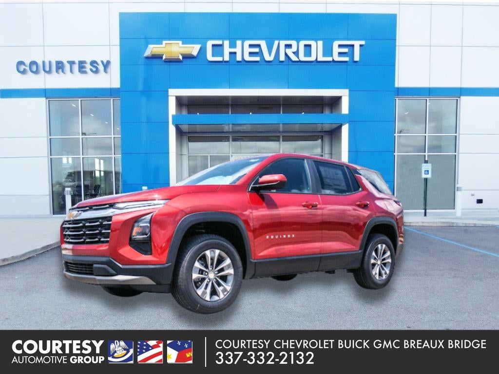 2026 Chevrolet Equinox FWD LT in Radiant Red Tintcoat — front three-quarter view