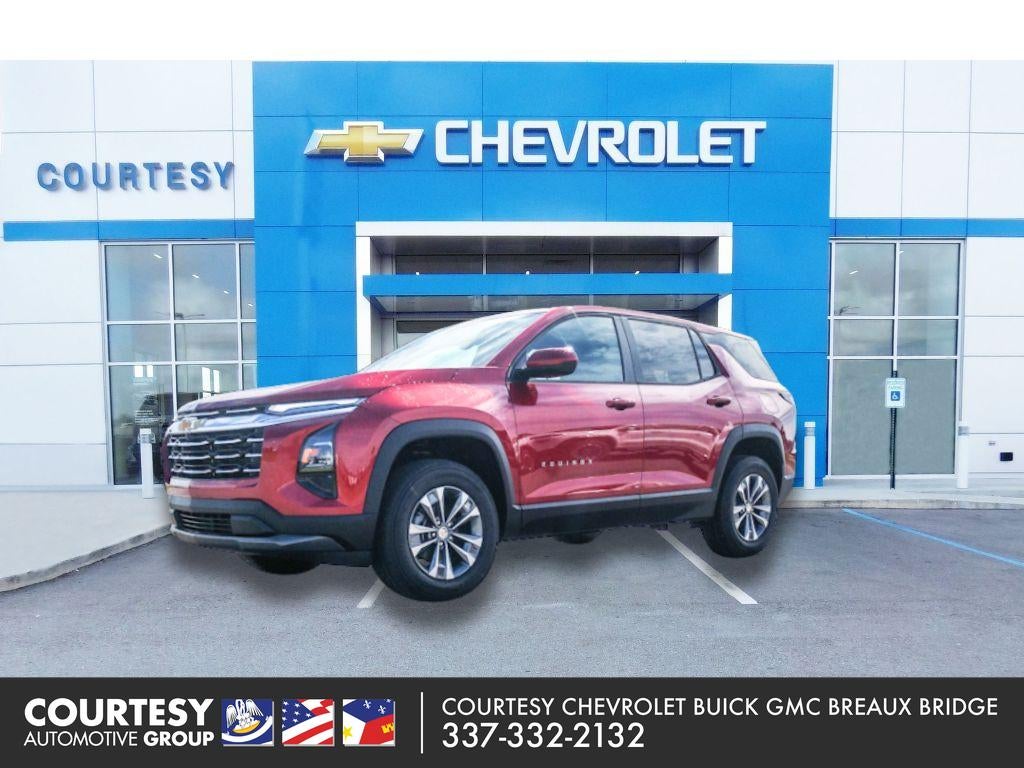 2026 Chevrolet Equinox FWD LT in Radiant Red Tintcoat — front three-quarter view