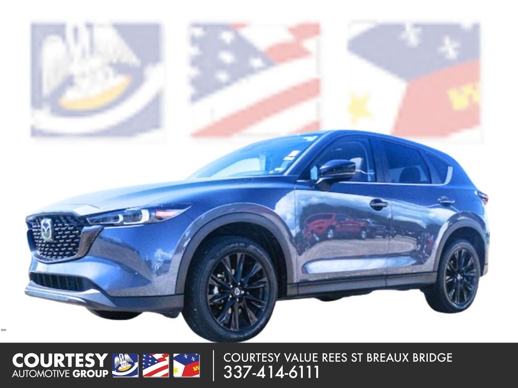 2025 Mazda Mazda CX-5 2.5 S Carbon Edition in Polymetal Gray Metallic — front three-quarter view